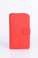 ZEVENTO ZE-2127 Big Leather wallet : Color:Strawberry 