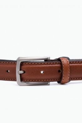 ZE-010-35 Ceinture cuir de vachette ZEVENTO - Cognac