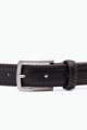 ZE-010-30 Leather Belt - Dark brown : Color:Marron foncé, Taille : :Taille 42 / 110cm