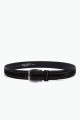 ZE-014-35 Leather Belt - Black