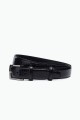 ZE-016-35 Leather Belt - Black