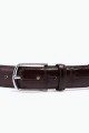 ZE-015-35 Leather Belt - Dark Brown