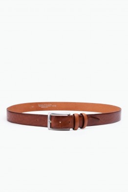 ZE-001-35 Leather Belt - Cognac
