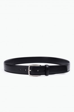ZE-006-35 Leather Belt - Black