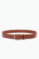 ZE-006-35 Leather Belt - Cognac : Color:Cognac, Taille : : Taille 36 / 95cm