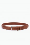 ZE-012-35 Leather Belt - Cognac