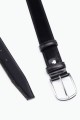 ZE-007-35 Leather Belt - Black