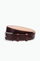 ZE-007-35 Leather Belt - Dark brown