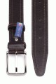 ZE-005-35 Leather Belt - Dark brown