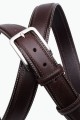 ZE-005-35 Leather Belt - Dark brown
