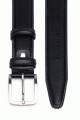 ZE-005-35 Leather Belt - Black