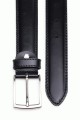 ZE-009-35 Leather Belt - Black