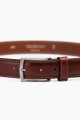 ZE-009-35 Leather Belt - Cognac : colour:Cognac, Taille : :Taille 38 / 100cm