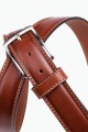ZE-009-35 Leather Belt - Cognac