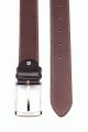 ZE-009-35 Leather Belt - Dark brown