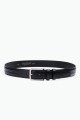 ZE-008-35 Leather Belt - Black