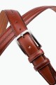 ZE-008-35 Leather Belt - Cognac