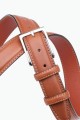 ZE-011-35 Leather Belt - Cognac