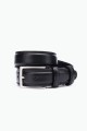 ZE-011-35 Leather Belt - Black