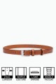 italian leather belt 23939 : Color:Cognac, Taille : : Taille 32 / 85cm