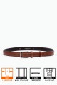 ZE-010-35 Leather Belt - Cognac