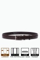 ZE-005-35 Leather Belt - Dark brown