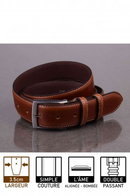 italian NOS004 brown leather belt 