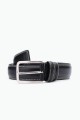 ZE-002-35 Leather Belt - Black