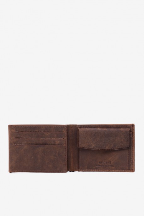 LUPEL® - L296AV Leather Wallet with RFID protection