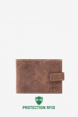 LUPEL® AVENTURA - L410AV Leather Wallet with RFID protection