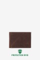 L509AV Portefeuille en cuir LUPEL® AVENTURA - Avec protection RFID : couleur:Marron