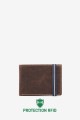 LUPEL® - L510AV leather wallet - With protection RFID : colour:Brown