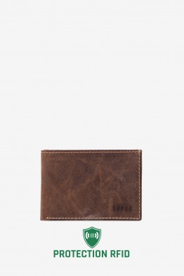 LUPEL® - L510AV leather wallet - With protection RFID