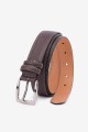 F047/EF Leather belt - Taupe