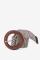 SE-8013 Braided elastic belt straw style : Colors:Black and Beige