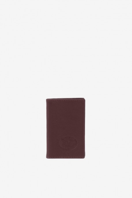 Leather card holder SF6001-MAT-21T3 - La Sellerie Française