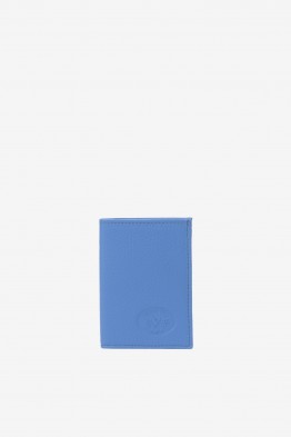 SF6003-Bleu Porte-carte billet Cuir - La Sellerie Française