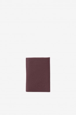 SF6003 Dark Brown Leather card holder - La Sellerie Française