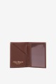SF6003 Brown Leather card holder - La Sellerie Française
