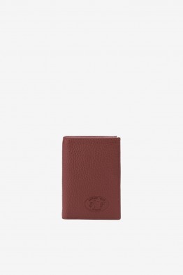 SF6003 Brown Leather card holder - La Sellerie Française