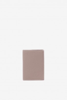 SF6003 Light tan Leather card holder - La Sellerie Française