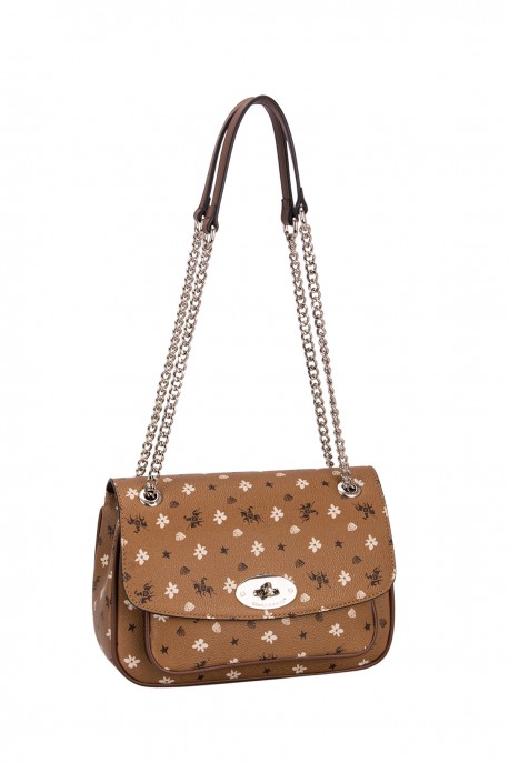 David Jones CH21002 Handbag : colour:Cognac