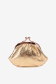 SF450 Leather purse shining gold : colour:Gold