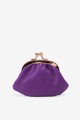 SF450 Bourse Porte-monnaie Cuir agneau Violet