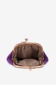 SF450 Bourse Porte-monnaie Cuir agneau Violet