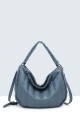 6201 synthetic handbag : colour:Blue
