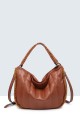 6201 synthetic handbag : Color:Cognac