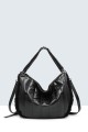 6201 synthetic handbag : Color:Black