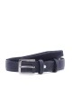 italian F047 blue leather belt 