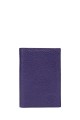 SF 225223 Leather wallet Sellerie Française : Color:Violet foncé